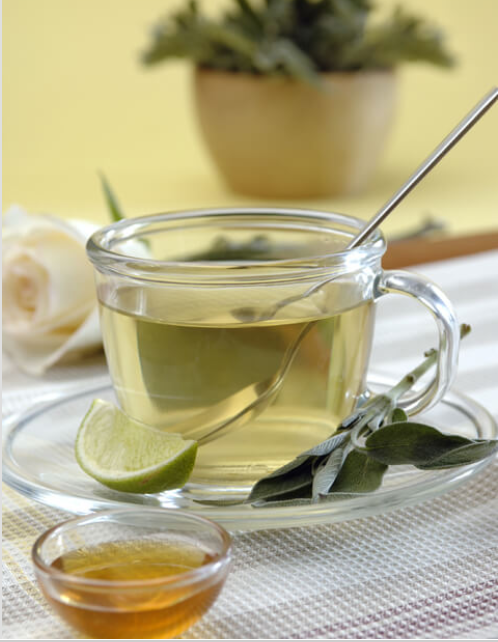 επίπεδη κοιλιά έγχυμα με φασκόμηλο