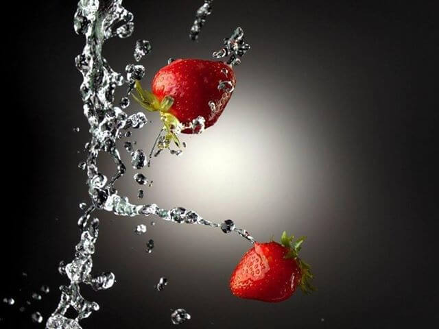 νερό φράουλας