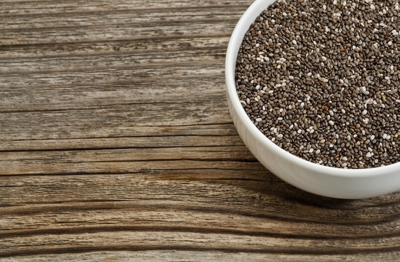 Σπόροι chia - Μπολ με σπόρους chia