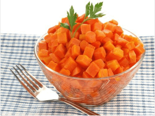 καρότα από τις Τροφές που καταπραΰνουν τον πονόλαιμο
