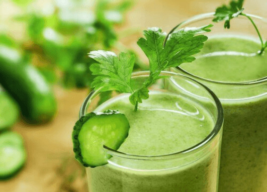 λαμπερό δέρμα smoothie
