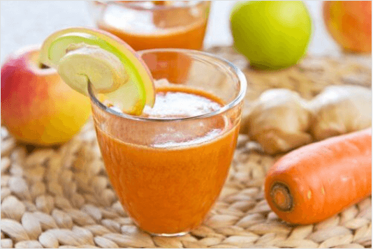 θεραπεία για το ροχαλητό - μήλο και καρότο