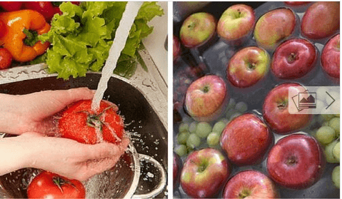 Πως να ξεπλένετε τα φυτοφάρμακα από φρούτα και λαχανικά