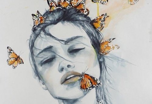 Εσωτερική διεργασία - Γυναίκα και πεταλούδες