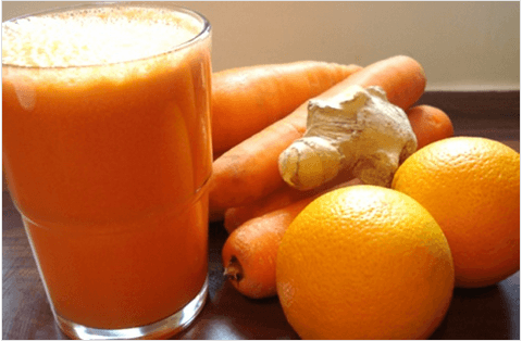 χυμός πορτοκάλι με τζίντζερ, αποτοξινώσετε το συκώτι σας