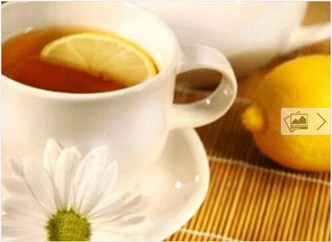 τσάι, φλούδα λεμονιού