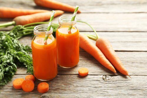 καρότα και χυμός, αρνητικές θερμίδες