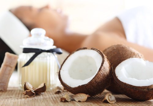 smoothies με ακτινίδιο και καρύδα