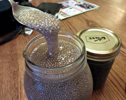 τζελ των σπόρων chia