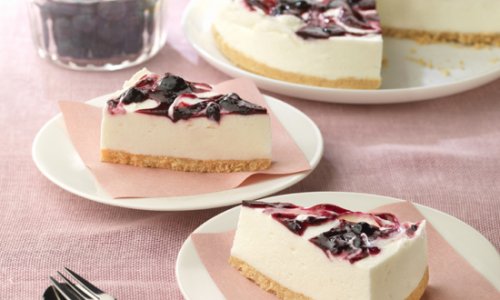 Cheesecake με μύρτιλα