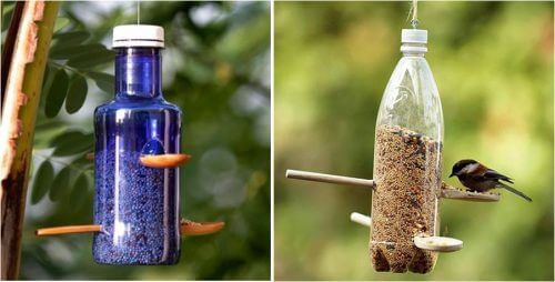 12 διασκεδαστικοί τρόποι για να ανακυκλώσετε τα πλαστικά μπουκάλια, ταΐστρα πουλιών