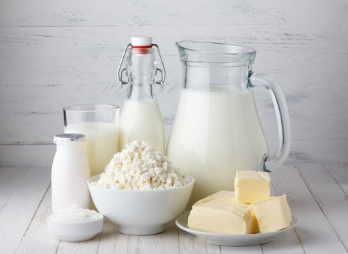 γαλακτοκομικά προϊόντα γάλα βούτυρο, πρήξιμο της κοιλιάς