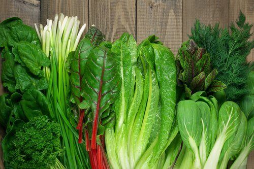 τα φυλλώδη πράσινα λαχανικά ηρεμούν το άγχος