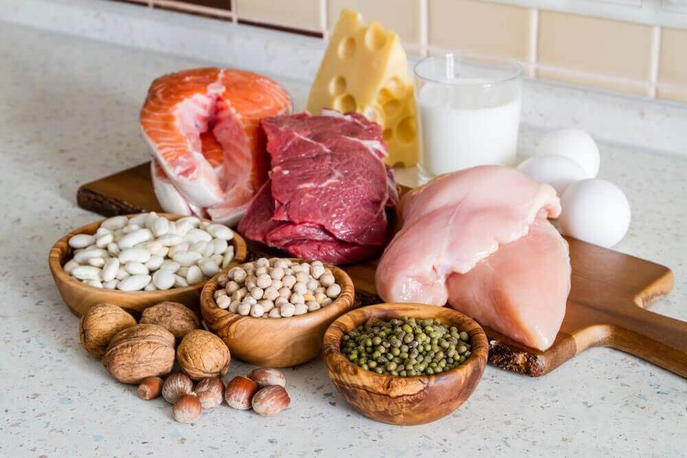 κρέας και όσπρια για πρωτεΐνη, τόνωση των μυών