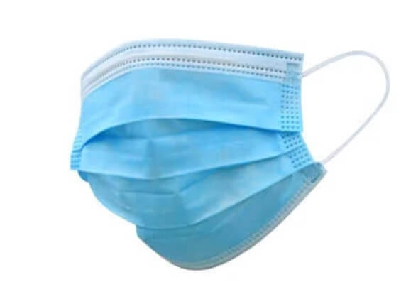 Μπλε ιατρικές μάσκες