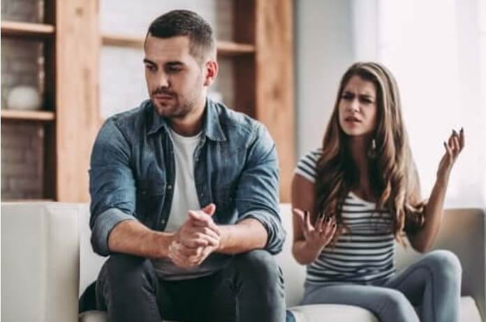 ζευγάρι που μαλώνει