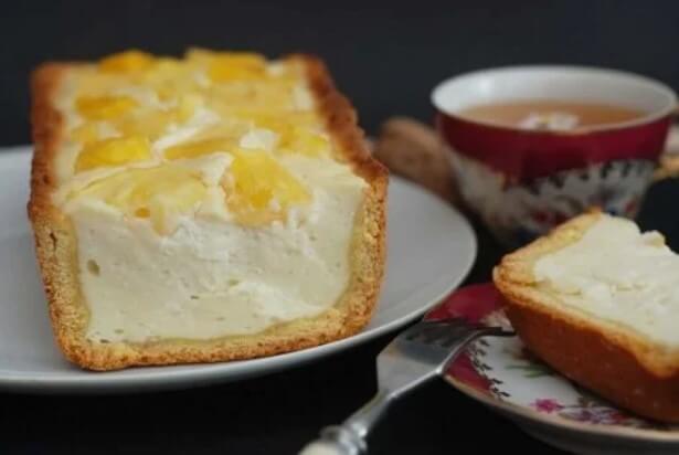 cheesecake σε πιάτο