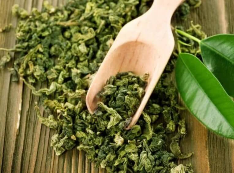 φύλλα από πρασινο τσάι