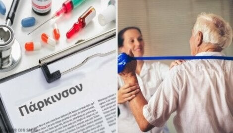 Άνδρας με νόσο του Πάρκινσον γυμνάζεται