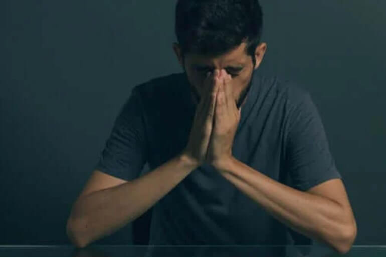 άνδρας σε απελπισία