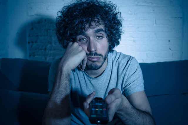 Άνδρας βαριέται