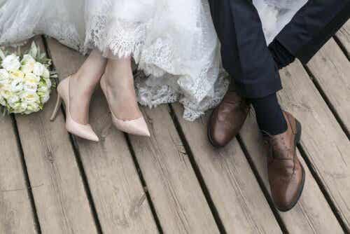 Παπούτσια γαμπρού και νύφης