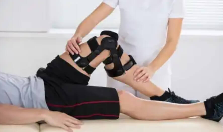 πόδι με τραυματισμό